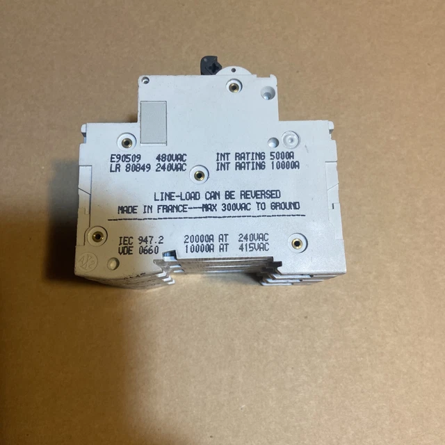 24352 C60N Merlin Gerin Multi9 C25 Circuit Breaker 400V 3 Pole 3