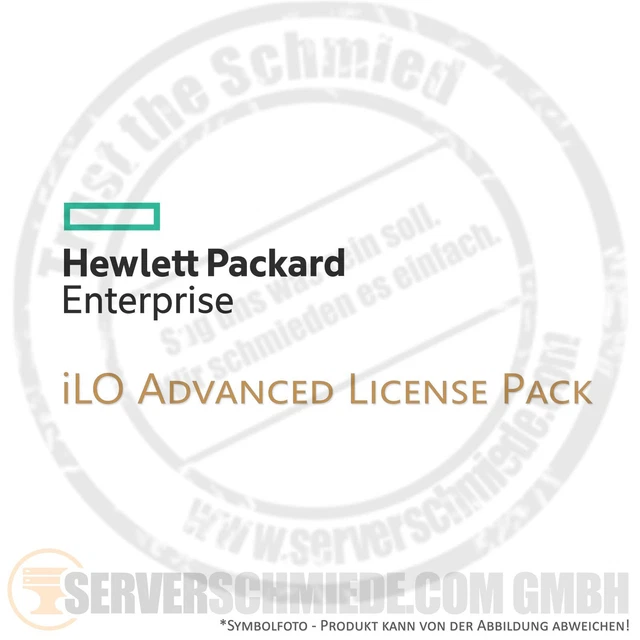 HP ILO ADVANCED License Pack 512519-021 iLO2 iLO3 iLO4 iLO5 iLO6 ...