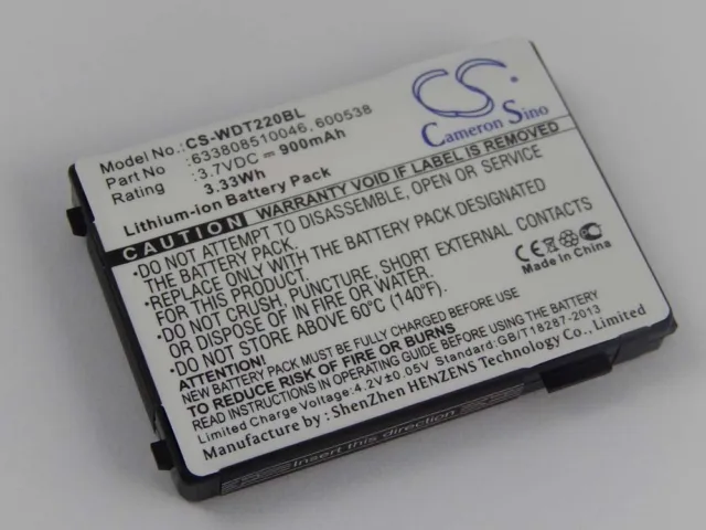 Batteria sostituisce PSC 633808510046 900mAh