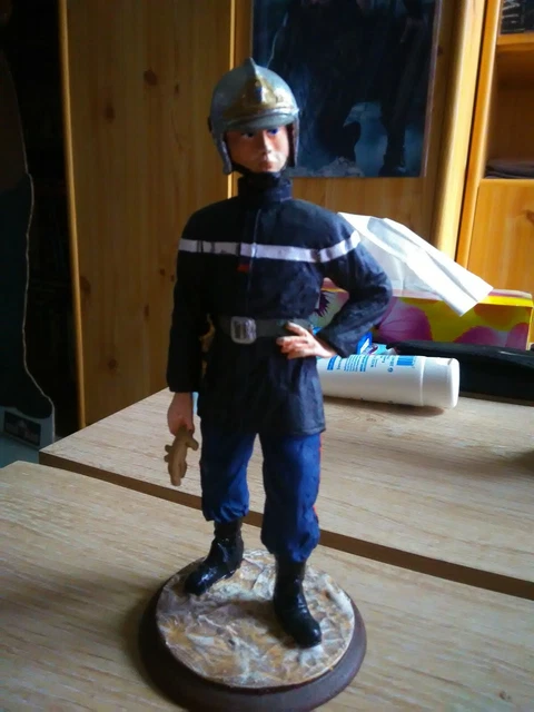 Figurine Militaire écossais Piper 5th Battalion En Résine - Très Bon état