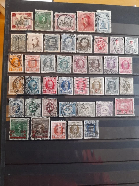 TIMBRES DES ANNÉES 1950 - Lot de 20 timbres oblitérés lot 15 EUR 0,80