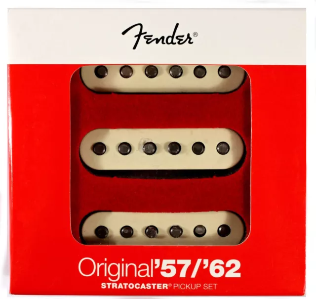 Genuine Fender Original ’57/’62 Strat Pickups, Set of 3, 099-2117-000 NEW