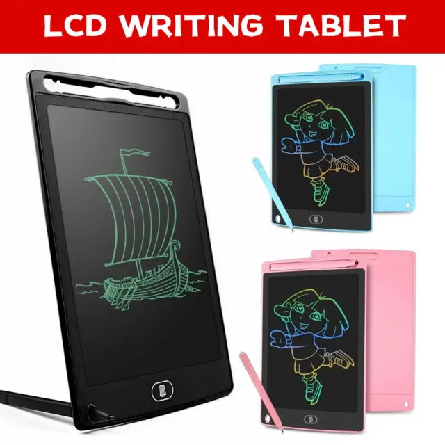 Digital LCD Writing Tablet Drawing Magic Board Colorful Doodle For Toddler Kids