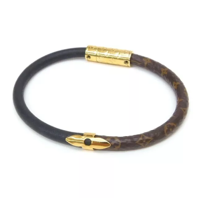 Daily confidential leather bracelet Louis Vuitton Brown in Leather -  37262874