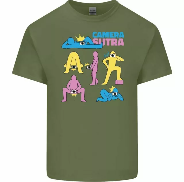 T-shirt divertente da uomo Camera Sutra fotografia fotografo nudo rude 9
