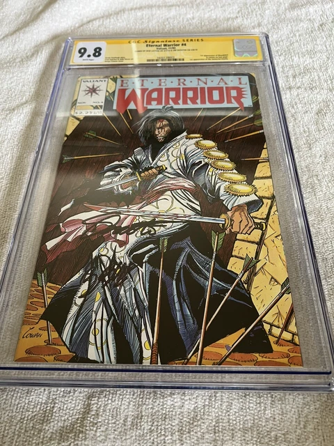 ETERNAL WARRIOR 4 CGC 9.8 SS SHOOTER/LAYTON VALIANT 1st BLOODSHOT
