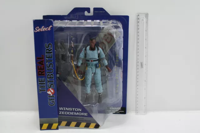 The Real Ghostbusters | Winston Zeddemore Deluxe Figur | OVP | Diamond Toys