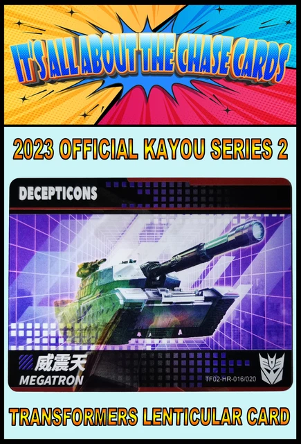 CARTE LENTICULAIRE TRANSFORMERS 2022 Kayou/Hasbro Hr-017/020 G1