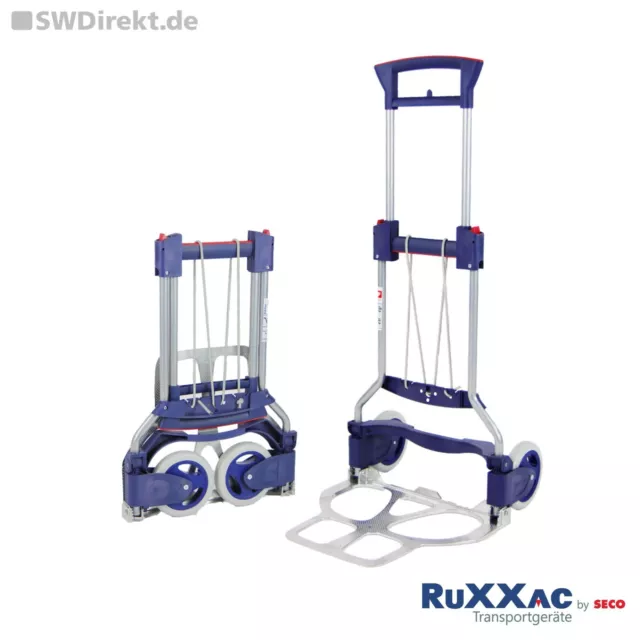 Klappbare Transportkarre RuXXac® Business XL mit pannensicherer Bereifung 125 kg