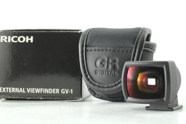 [UNUSED in BOX] Ricoh GV-1 External Viewfinder 21mm 28mm Wide Angle for GR JAPAN