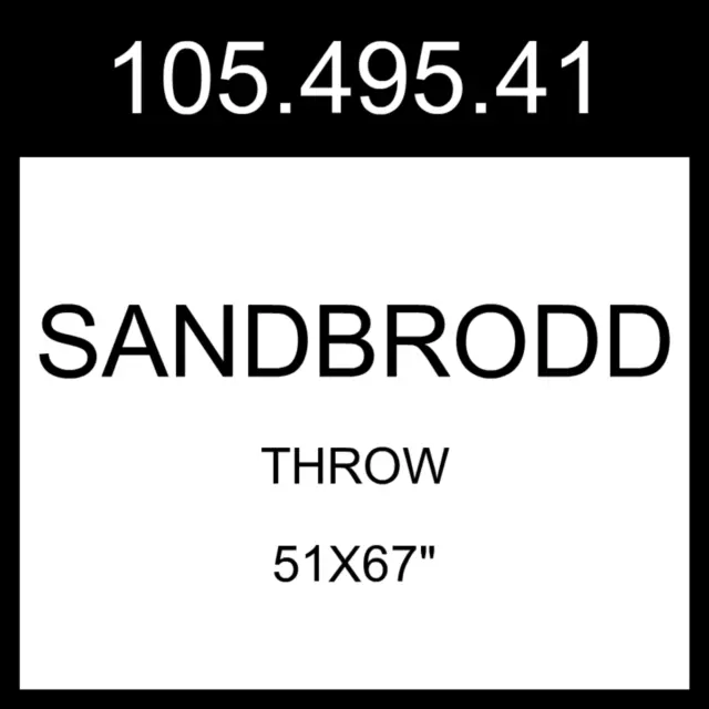 IKEA SANDBRODD Throw Gray-blue  51x67" 105.495.41
