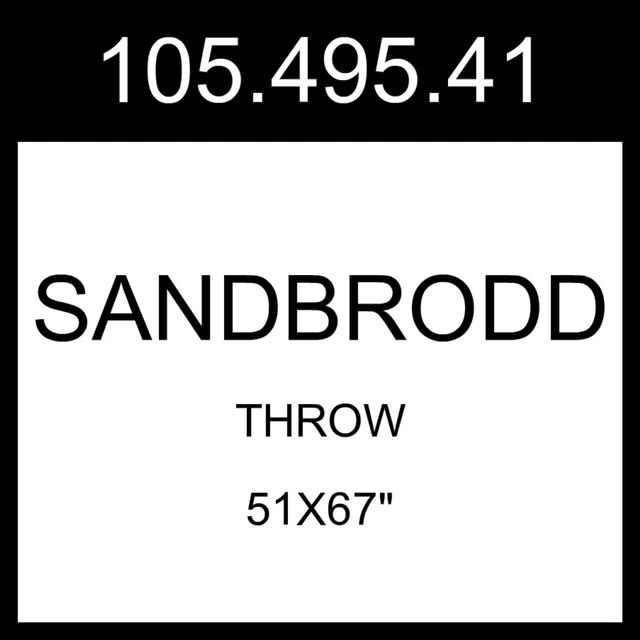 IKEA SANDBRODD Throw Gray-blue  51x67" 105.495.41