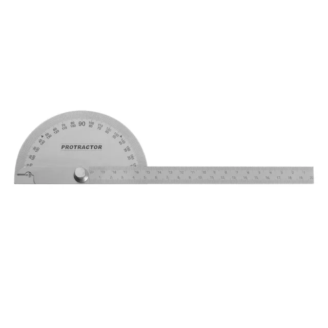 Angle Protractor 0-180 Degrees Round Head Finder Measuring Ruler with 20cm Arm
