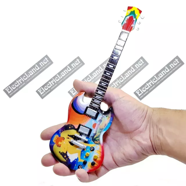 Mini Guitar scale 1:4 eric clapton Cream the fool miniature gadget collectible