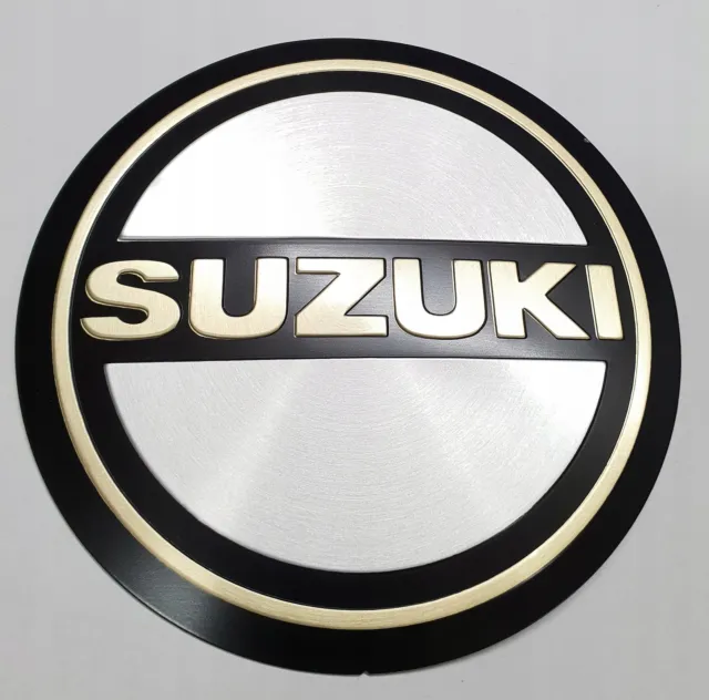 Motordeckel Schriftzug Aufkleber Emblem SUZUKI GS 550 750 850 1000 1100 ORIGINAL