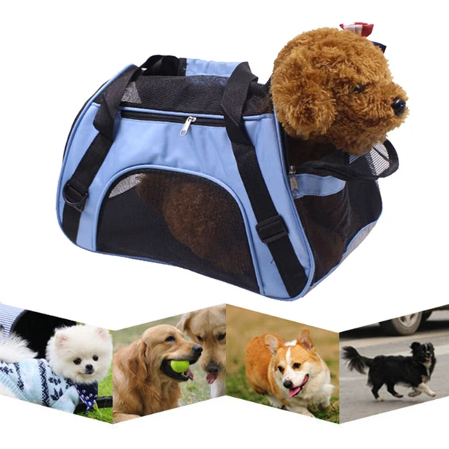 Borsa portacani portatori di animali domestici cani di piccola taglia gatto gabbia grande portatile