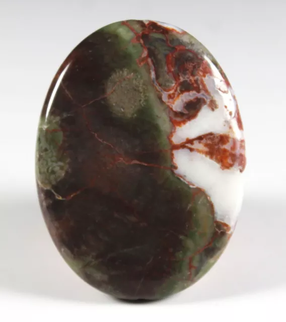 Rainforest Agate 30 x 40mm Oval Focal Pendant Bead  (161)