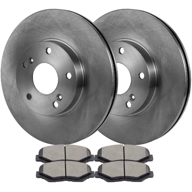 Front Brake Disc Rotors & Pads Kit for Honda Accord Civic CR-V Element Acura ILX