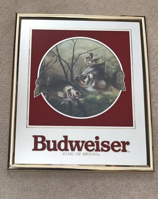 ANHEUSER BUSCH BUDWEISER King Of Beers Mirror $20.50 - PicClick
