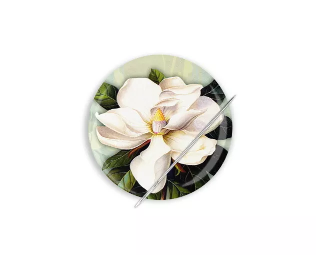 Magnolia Needle Minder, Handmade Magnetic Needle Minder, Needle Keeper,