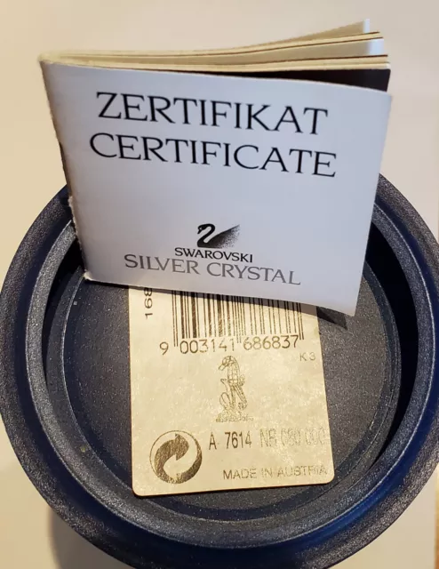 Swarovski Crystal Seahorse In Excellent Condition, Original Box And Certificate 3
