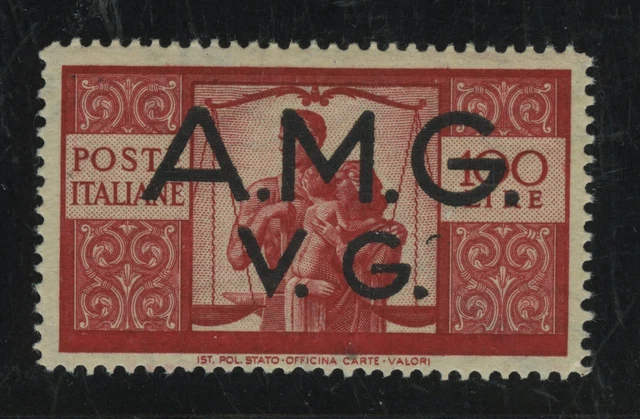 Italy, #1LN13 A.M.G. Venezia Giulia Mint Never Hinged Perfectly Centered!!! GEM