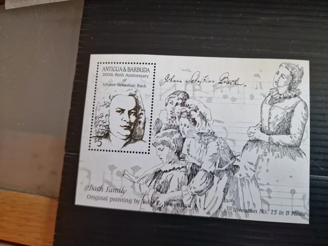 Antigua And Barbuda 1985 Sg Ms964 300Th Birth Anniv Of  Bach Mnh