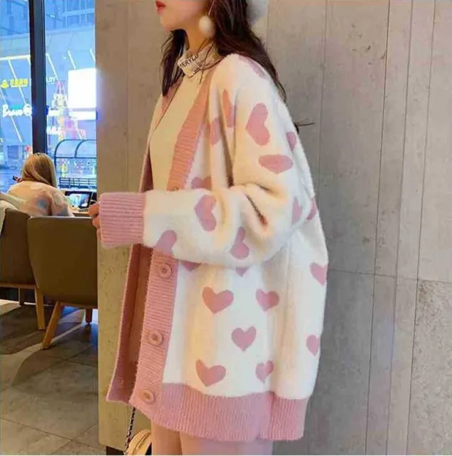 Women Fashion Cardigan Knitted Oversize Sweater Chunky Outwear Jacket Coat New