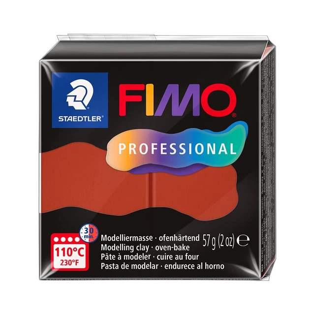 8040-74 ST PÂTE à modeler Fimo Prof 57 g Terre cuite standard EUR 8,11 ...