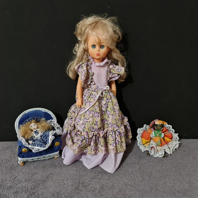 Lot De Trois Poupées Anciennes - Occasion - Pour Collection Ou Restauration