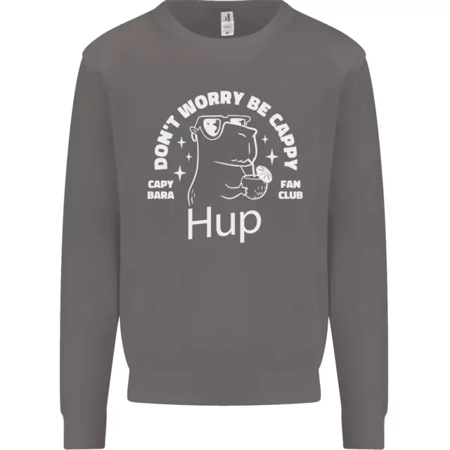 Be Cappy Divertente Capibara Uomo Felpa Maglione