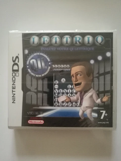 Jeu Lettriq! Sur Nintendo DS/3DS - Jeu De Lettres Et Réflexion - Neuf Sous Blister