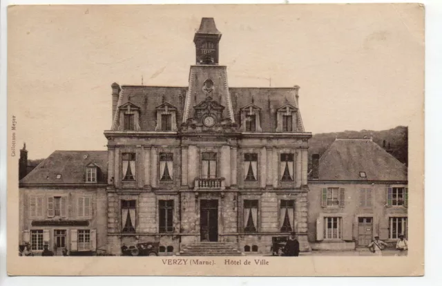 VERZY - Marne - CPA 51 - l'hotel de ville
