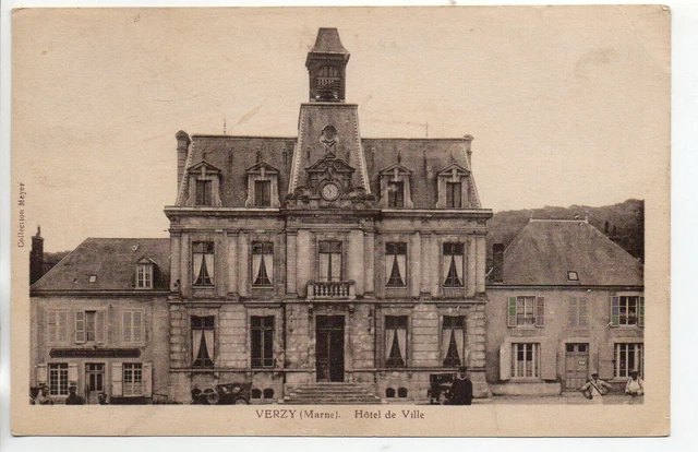 VERZY - Marne - CPA 51 - l'hotel de ville