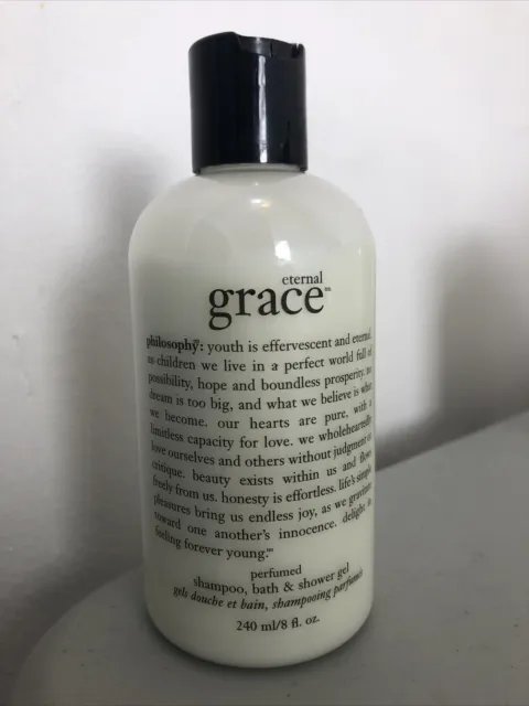 Philosophy Eternal Grace Shampoo Shower Gel Bubble Bath 8 oz / 240 ml NEW sealed