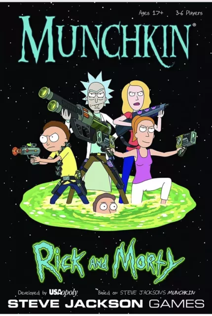 Rick And Morty: Munchkin Card Game - New and Factory Sealed!