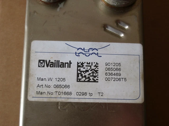 Vaillant Wärmetauscher Ersatzteil – Passend Für VCW 196/246, VHR...C, Artikelnummer 065053