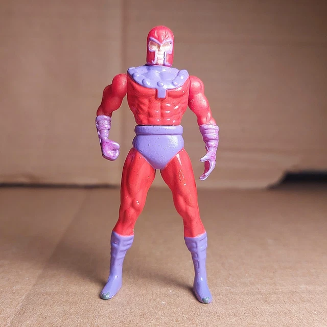 1994 ToyBiz Marvel Magneto X-Men Steel Mutants Die Cast 3" Action Figure