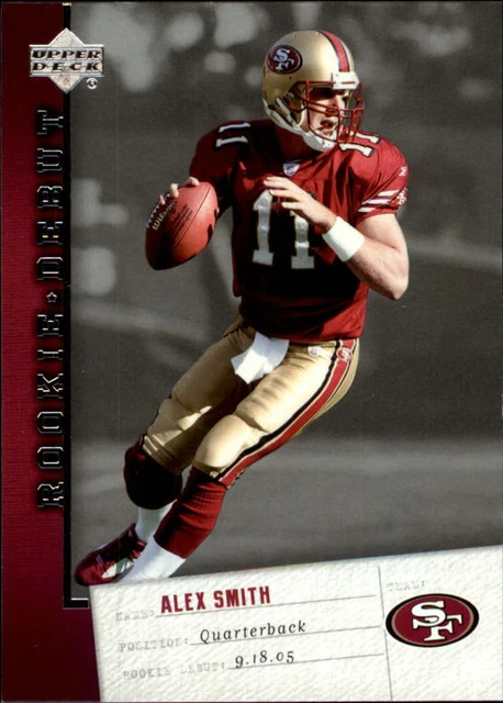 2006 Upper Deck Rookie Debut Football Card #82 Alex Smith