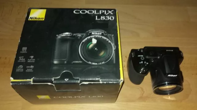 Nikon Coolpix L830 Digitalkamera (16 Megapixel, 34-Fach Opt. Zoom) GUT