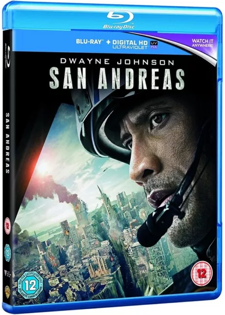 San Andreas starring Dwayne Johnson, Carla Gugino, Paul Giamatti (Blu-ray)
