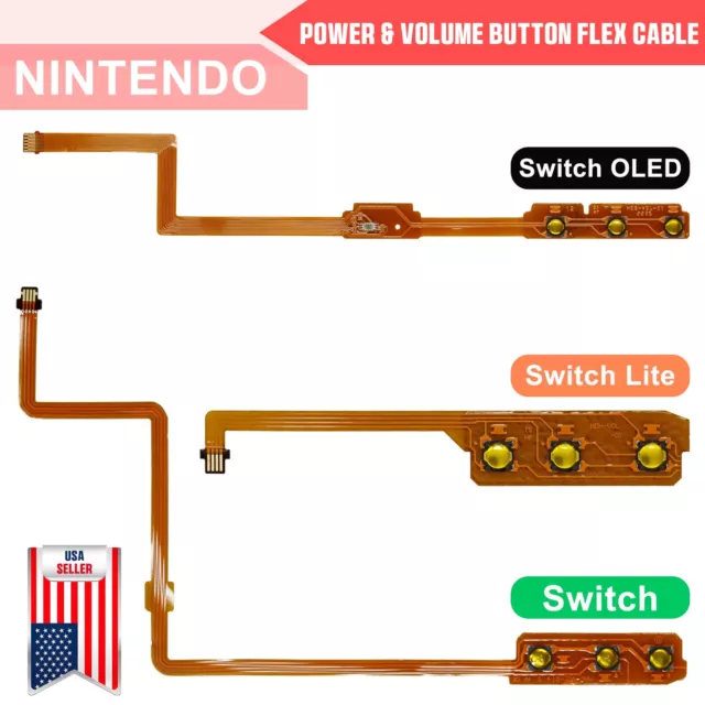 Replacement POWER/VOLUME Key Button Flex Cable For Nintendo Switch / Lite / OLED