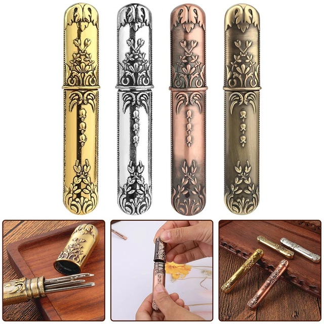 Boîte Magnétique Pour Aiguilles Transparente - Organisateur Pour épingles, Trombones, Petits Objets Métal