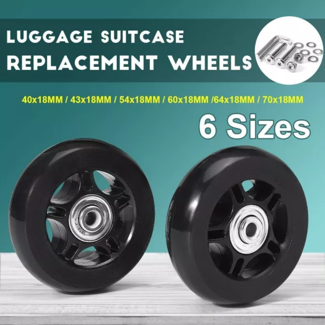 Axles Repair Kit With Screw Travel Luggage Wheels Suitcase Parts Axles
