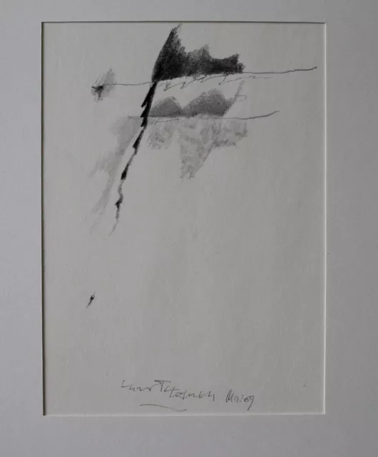 Zeichnung Bleistift Abstrakt Linien Flächen Horst Heinen Signiert Nachlass 1969