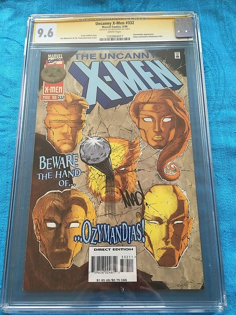 Uncanny X-Men #332 - Marvel - CGC SS 9.6 NM+ - Signed by Joe Madureira