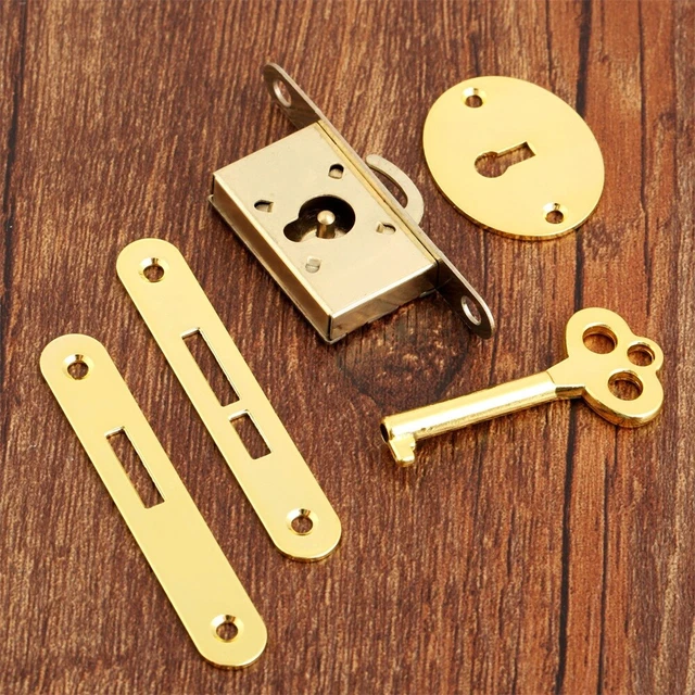 1 set Furniture Door Lock With Key Drawer Cabinet Wardrobe Cupboard Hardware