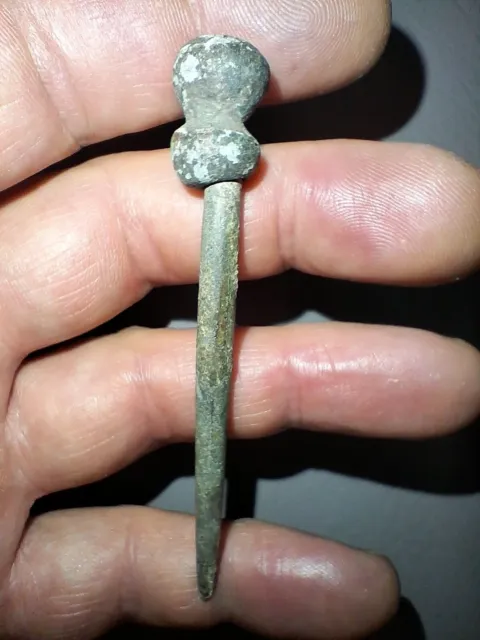 VERY RARE Ancient Viking Bronze Cloak Pin 9th-12th century