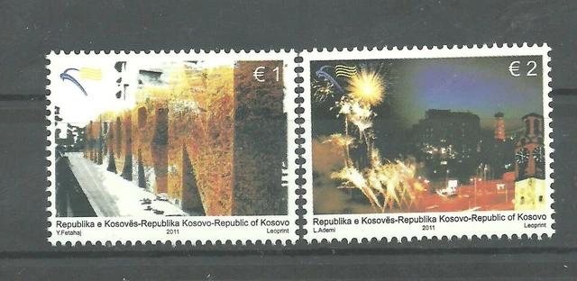 KOSOVO 2011 UN-Unabhängigkeitsjubiläum SET postfrisch