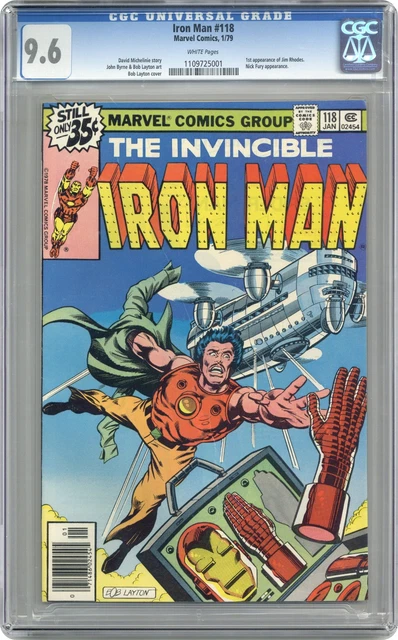Iron Man #118 CGC 9.6 1979 1109725001 1st app. James Rhodes